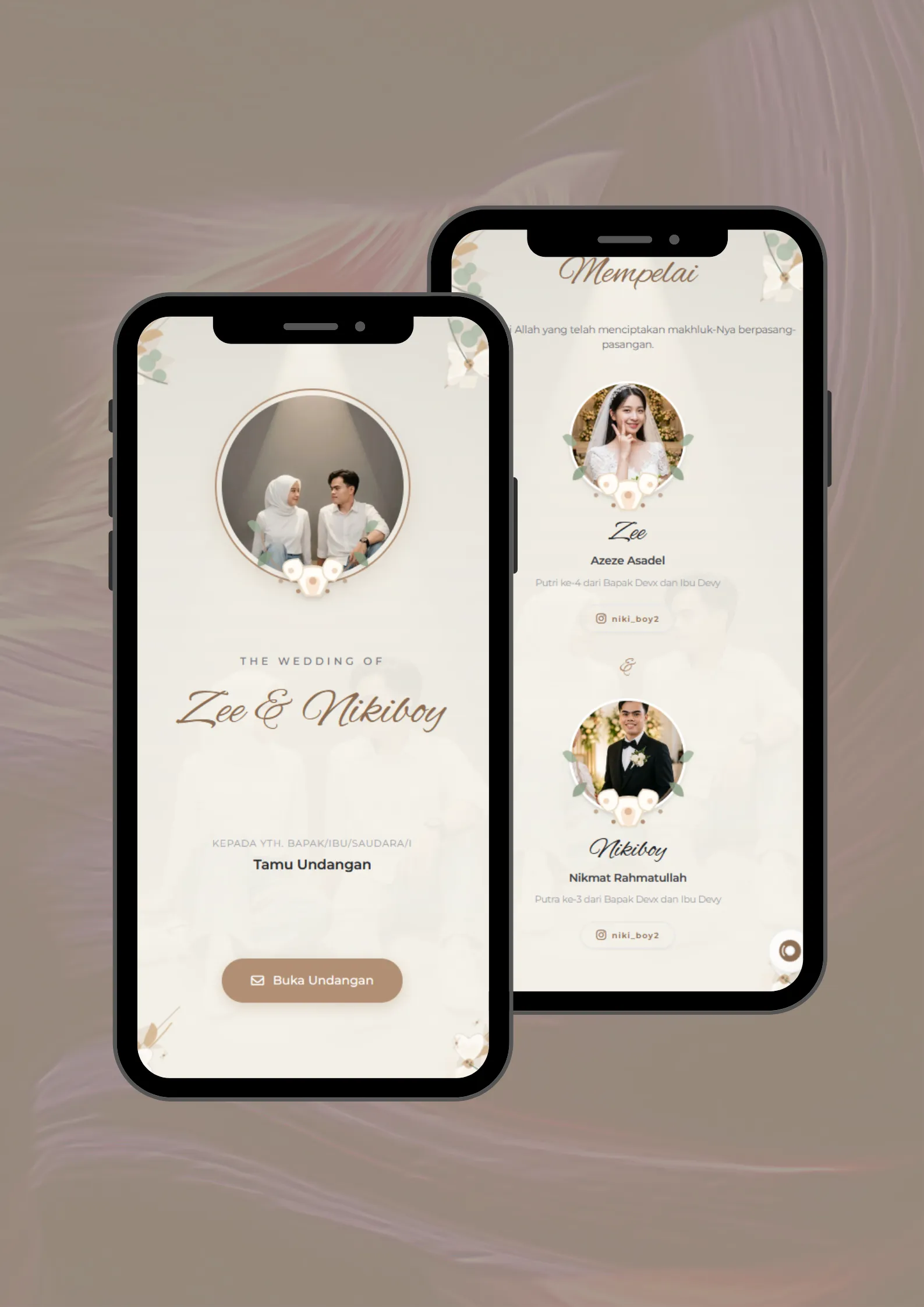 Tema Rustic Floral